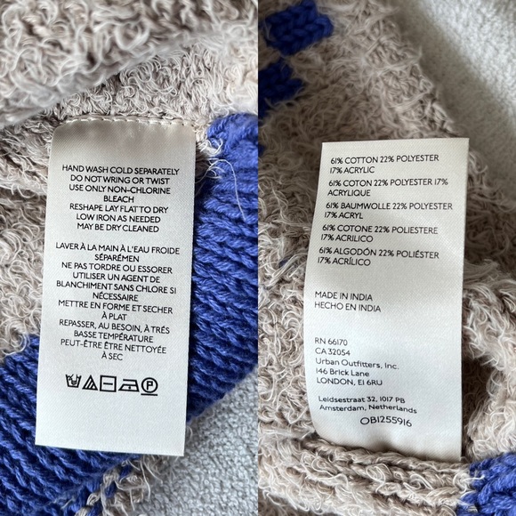 NWT Free People Diamonds for Days Sweater Vest XS Blue Moon - Picture 14 of 15